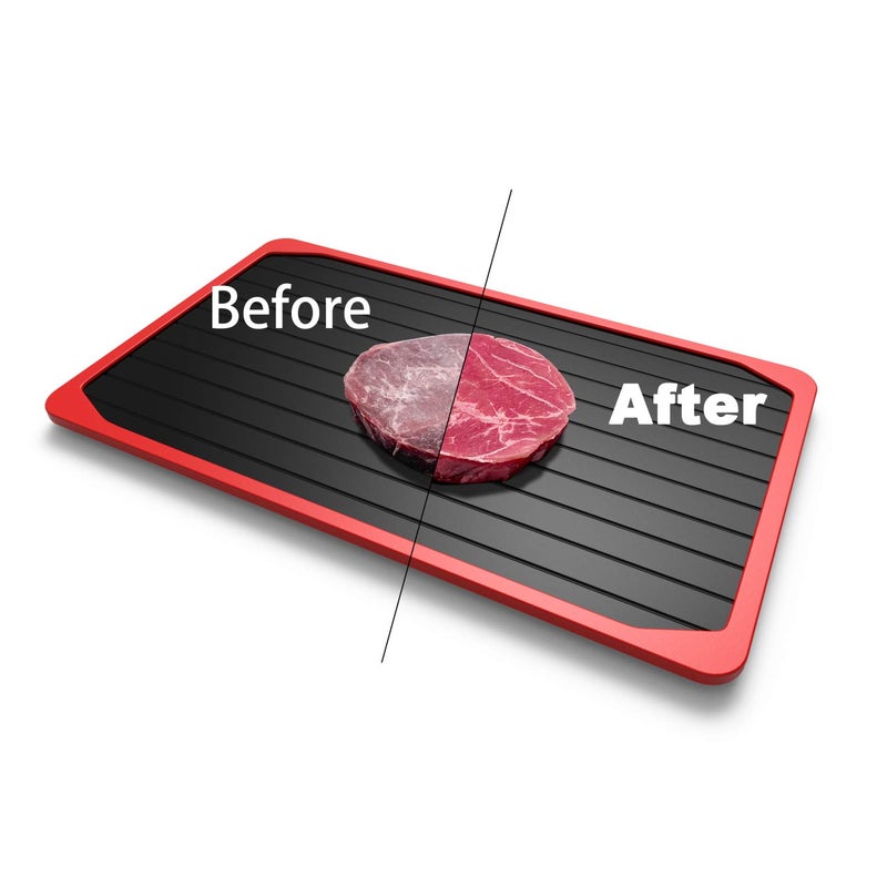 ROYOR Defrosting Plate, Thawing Tray for Frozen Meat Large, Miracle Thaw Defrosting Tray Original, Thawing Plate for Frozen Meat, Rapid thaw defrosting mat Thawing Mat - Image 1